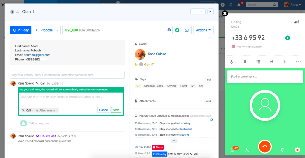 Prospection téléphonique avec noCRM et des outils VOIP