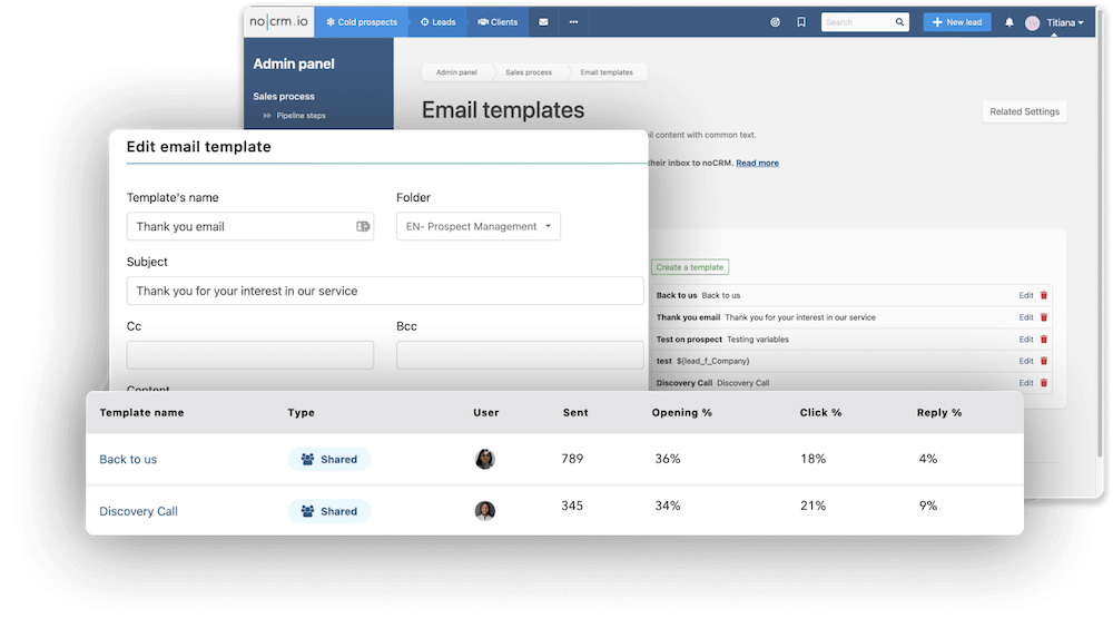 Integración del correo con un CRM